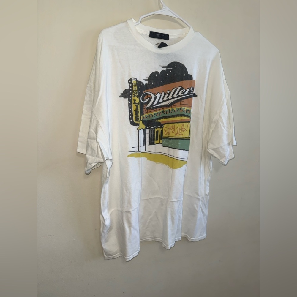 Junk Food Clothing Closet Miller High Life Sportsman's Club Tee Size M NWT $45 - Picture 6 of 9